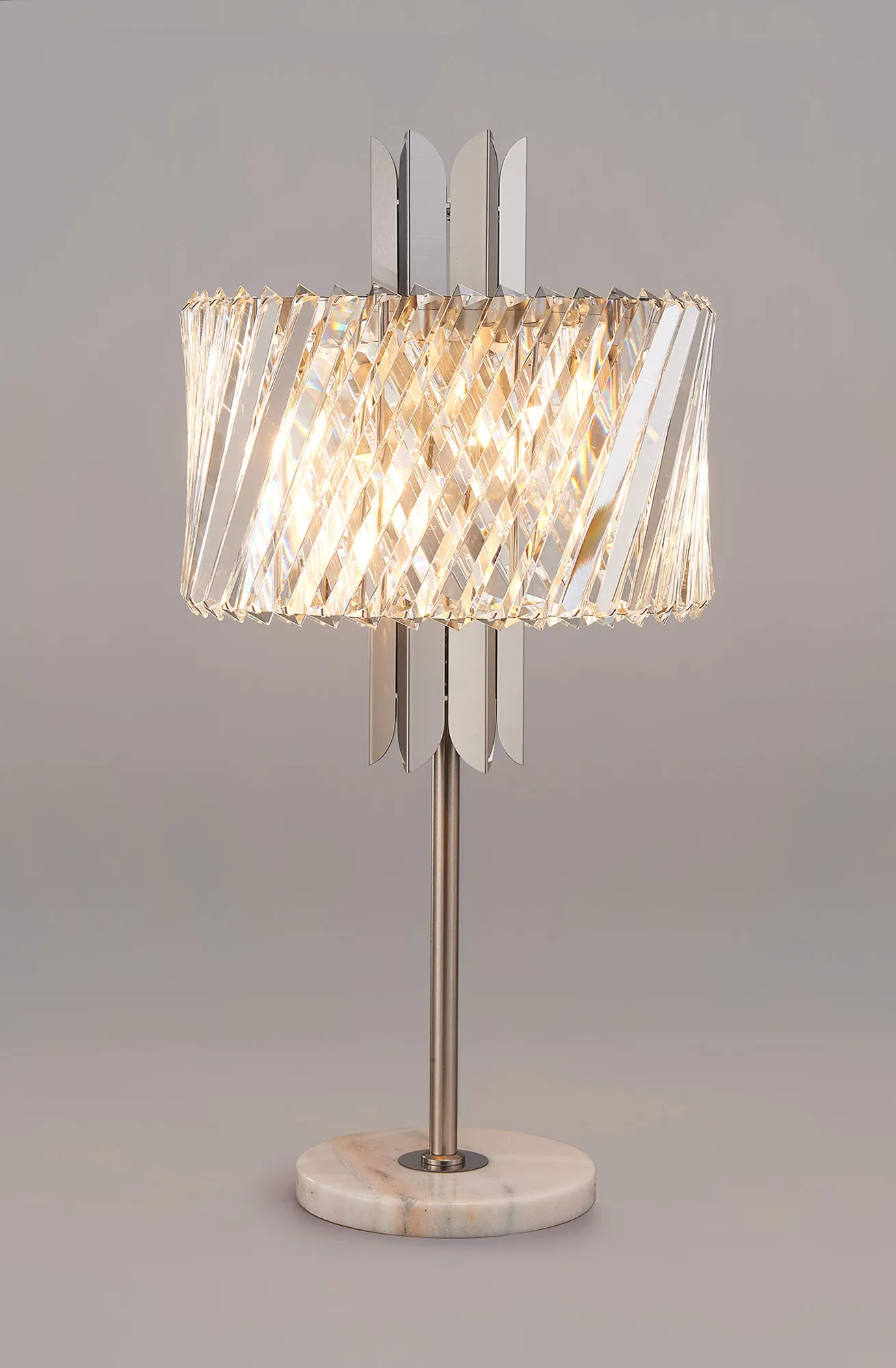 Lola Crystal Table Lamps Diyas Designer Table Lamps